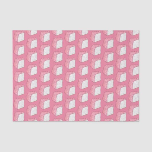 Rosa Engel Food Schwammkuchen Slice Backen Feinsch Seidenpapier (Vorderseite)