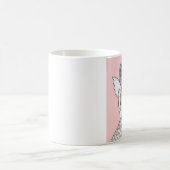 rosa Engel Kaffeetasse (Mittel)