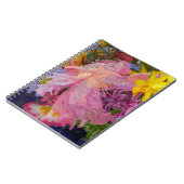 Rosa Engel mit Kind Notizblock (Linke Seite)