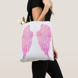 Rosa Engel Wings & White Tasche