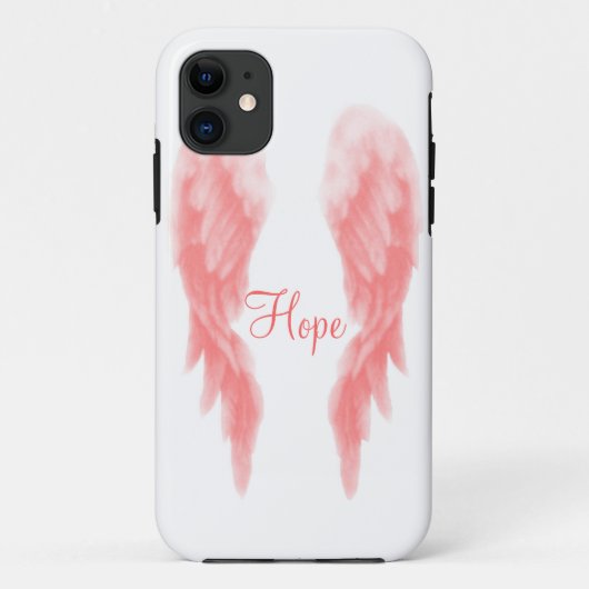 Rosa Engels-Flügel iPhone 5 Fall Case-Mate iPhone Hülle (Rückseite)