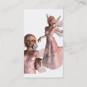 Rosa Engels-Visitenkarten Visitenkarte (Rückseite)