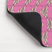 Rosa Engelsfisch Mousepad (Ecke)