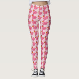 Rosa Ente Frauen Leggings