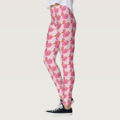 Rosa Ente Frauen Leggings (Links)
