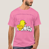 Rosa Ente T - Shirt (Vorderseite)