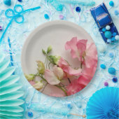 Rosa Erbsen, frisch Pappteller (Party)