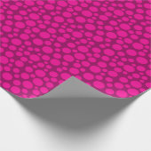 Rosa Erbsen groß Geschenkpapier (Ecke)