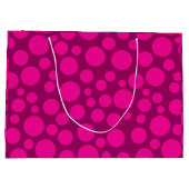 Rosa Erbsen Große Geschenktüte (Rückseite)