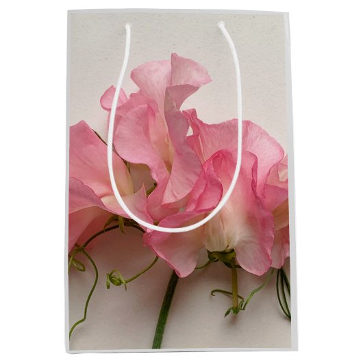 Rosa Erbsen nah Mittlere Geschenktüte (Vorderseite)