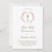 Rosa Erdbäume zerstören erste Kommune Einladung (Vorderseite)