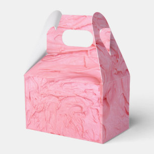 Rosa Erdbeer-Eiscreme-Textur Geschenkschachtel