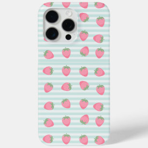 Rosa Erdbeer-Streifen Case-Mate iPhone Hülle