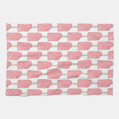 Rosa Erdbeere Bortcake Eiscreme Popsiv Pop Geschirrtuch (Horizontal)