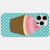Rosa Erdbeere Cupcake Illustration Case-Mate iPhone Hülle (Rückseite (Horizontal))