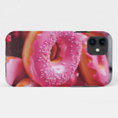 Rosa Erdbeere Donuts Case-Mate iPhone Hülle (Rückseite (Horizontal))