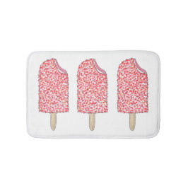 Rosa Erdbeere Eclair Ice Cream Popsim Pop Badematte