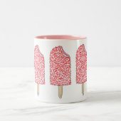 Rosa Erdbeere Eclair Popsicles Popsicle Tasse (Mittel)