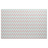 Rosa Erdbeere Eis Crememuster, blau Stoff (Fat Quarter (45,7 x 55,9 cm))