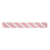 Rosa Erdbeere Ice Cream Eclair Popsicle Ribbon Satinband (Vorderseite)
