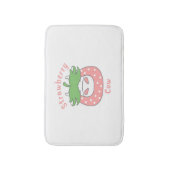 Rosa Erdbeere Kuh Klassischer T - Shirt Badematte (Vorderseite Vertikal)