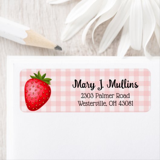 Rosa Erdbeere | Pink Gingham (Insitu)