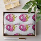 Rosa Erdbeere Seidenpapier (Geschenk)