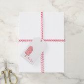 Rosa Erdbeere Shortcake Ice Creme Popsicle Sweet Geschenkanhänger (Mit Garn)