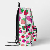 Rosa Erdbeere Sommer tropische Früchte Bedruckter Rucksack (Links)