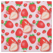 Rosa Erdbeere Stoff (Muster)