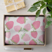 Rosa Erdbeere Süß und Fruchtig Seidenpapier (Geschenk)