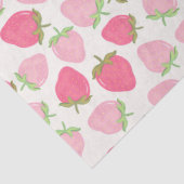 Rosa Erdbeere Süß und Fruchtig Seidenpapier (Detail)