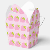 Rosa Erdbeeren Geschenkschachtel (Geöffnet)