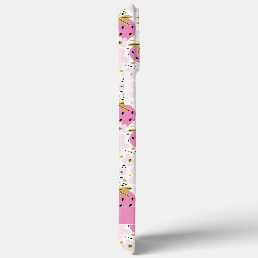 Rosa Erdbeeren Individuelle Name Gehäuse Case-Mate iPhone Hülle (Rückseite / Rechts)