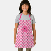 Rosa Erdbeeren, niedliche, maßgeschneiderte Mädche Schürze (Insitu)