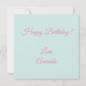 Rosa Erdbeeren Streifen (Rückseite)