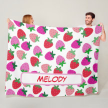 Rosa Erdbeerfeld Sommergebäck Naturfrüchte