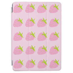 Rosa Erdbeerniedliches Muster iPad Air Hülle
