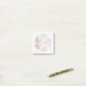 Rosa Erdbeersmoothie-Althea-Haftnotizen Post-it Klebezettel (Auf Schreibtisch)