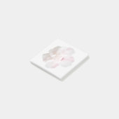 Rosa Erdbeersmoothie-Althea-Haftnotizen Post-it Klebezettel (angewinkelt)