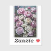 Rosa Erdnüsse Aufkleber (Blatt)