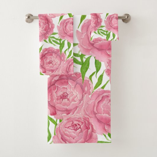 Rosa Erdnüsse Badhandtuch Set (Insitu)