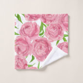 Rosa Erdnüsse Badhandtuch Set (Waschlappen)