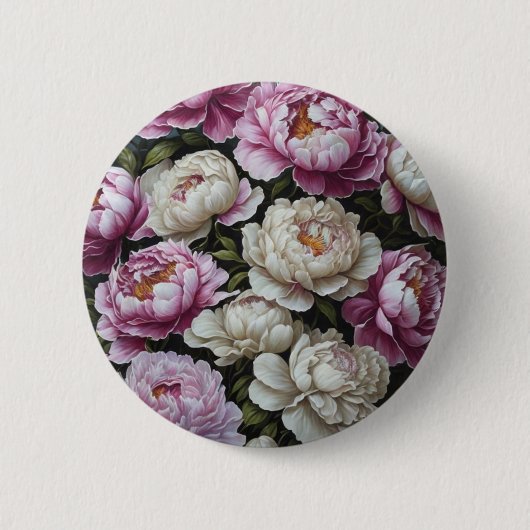Rosa Erdnüsse Button (Vorderseite)