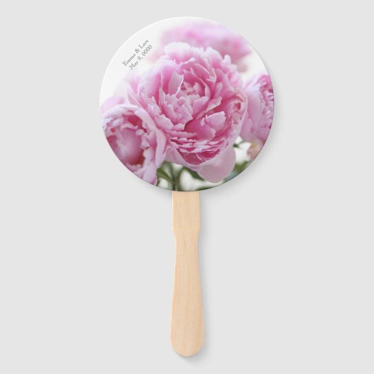 Rosa Erdnüsse Fächer (Vorderseite)