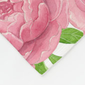 Rosa Erdnüsse Fleecedecke (Ecke)