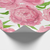Rosa Erdnüsse Geschenkpapier (Ecke)