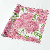Rosa Erdnüsse Geschenkpapier (Ungerollt)