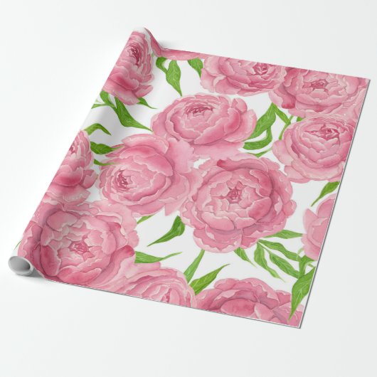 Rosa Erdnüsse Geschenkpapier (Ungerollt)