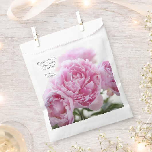 Rosa Erdnüsse Geschenktütchen (Ausgeschnitten)